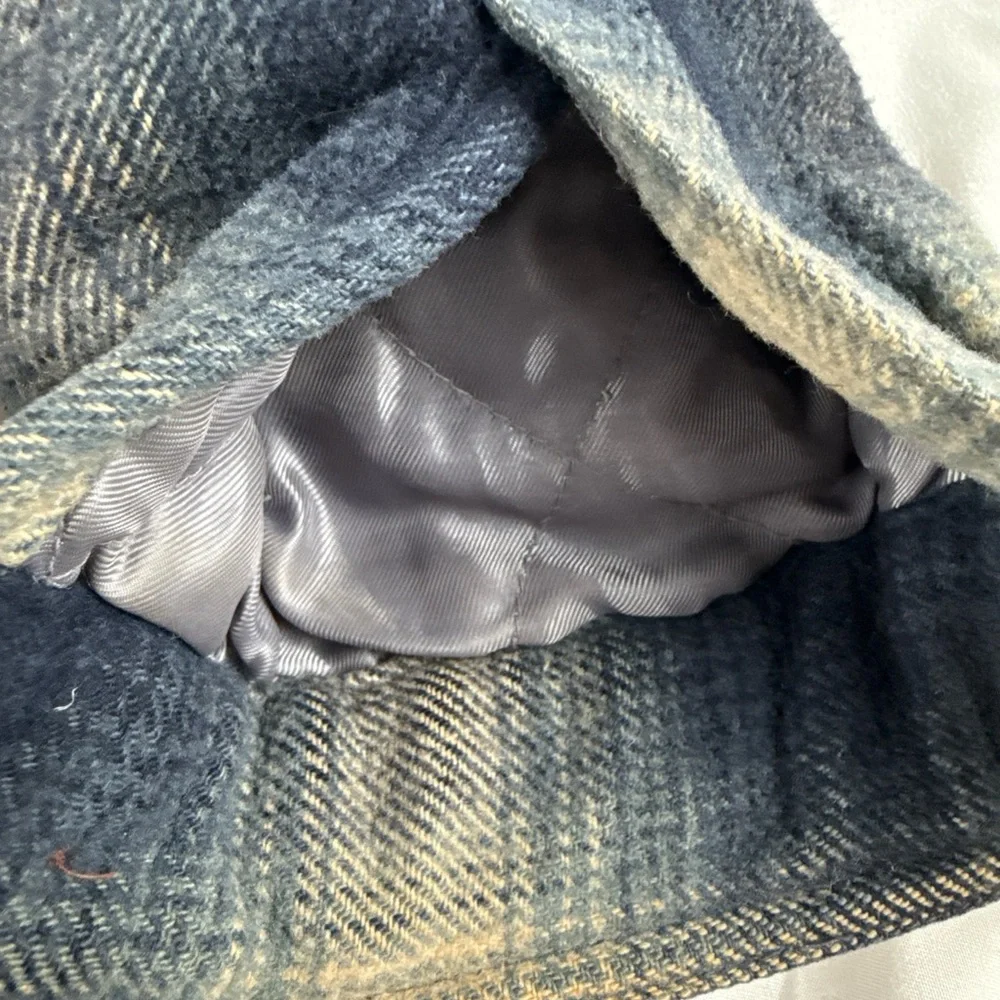 Ralph Eton Sherpa Lined Flannel Jacket Mens XL VNTG Quilt lined sleeve RARE FIND - Picture 11 of 11